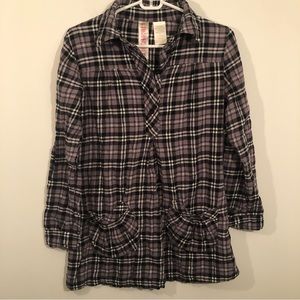 FreshBrewed 98% cotton flannel tunic